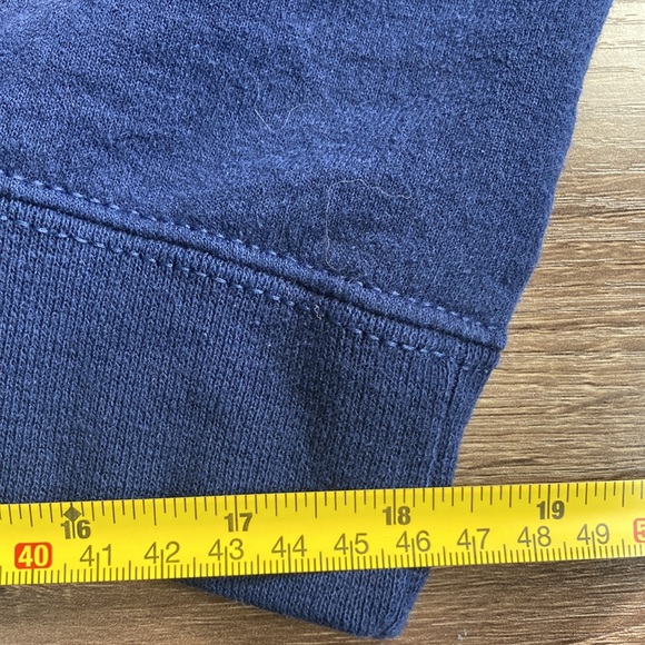 Unisex Large Navy & Gold Jerzees Oxford University  Crew Sweater - Picture 7 of 11